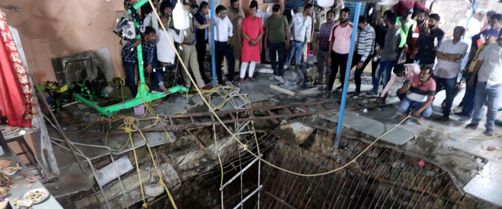 "Indian Temple Tragedy: 35 Dead as Covering Collapses"