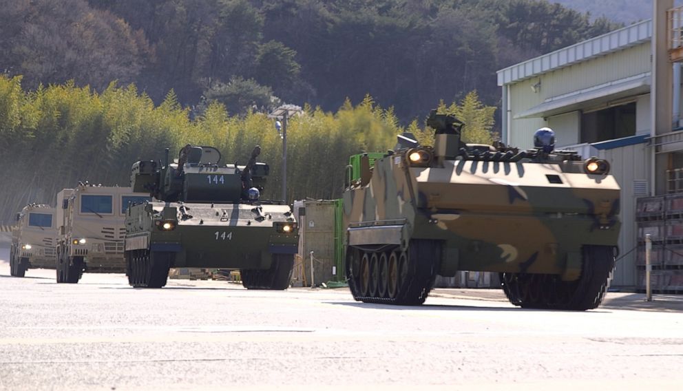 Amidst the controversy surrounding lethal aid to Ukraine, South Korea exports arms to Poland.