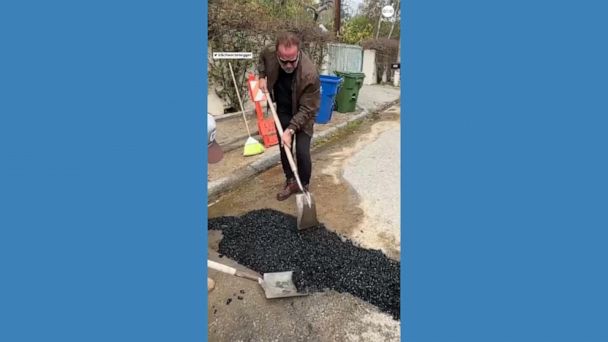 Arnold Schwarzenegger Takes Action to Fix Large Pothole in His Los Angeles Community