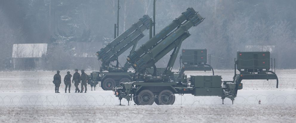 Arrival of US-manufactured Patriot guided missile systems in Ukraine