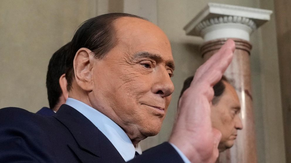 Berlusconi's condition improves as he is moved from ICU to regular ward, confirms family statement.