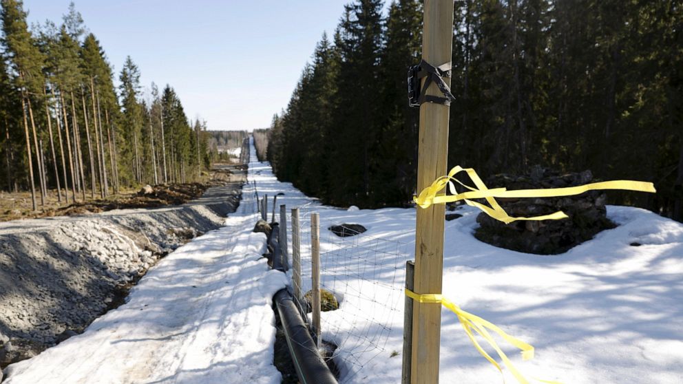Finland, a NATO member, commences construction of fence along its border with Russia