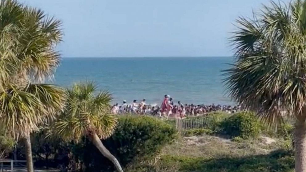 Six people injured in shooting during senior skip day at South Carolina beach