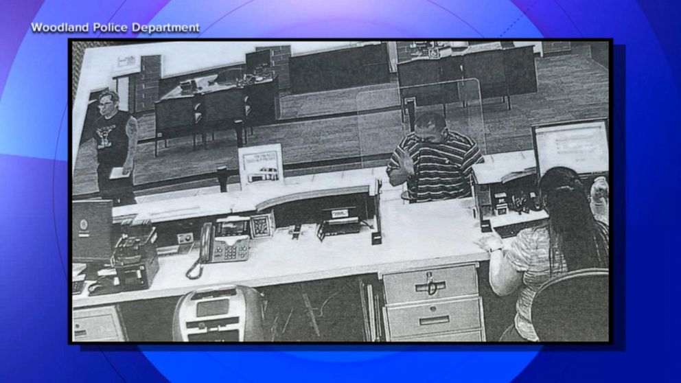 A bank robbery was prevented by a Good Samaritan who used a hug as a tactic.