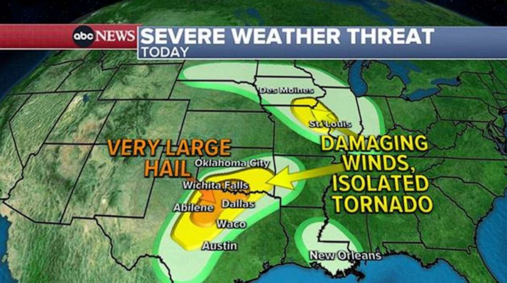 Impending Severe Weather in the Heartland as High Temperatures Approach Record Levels