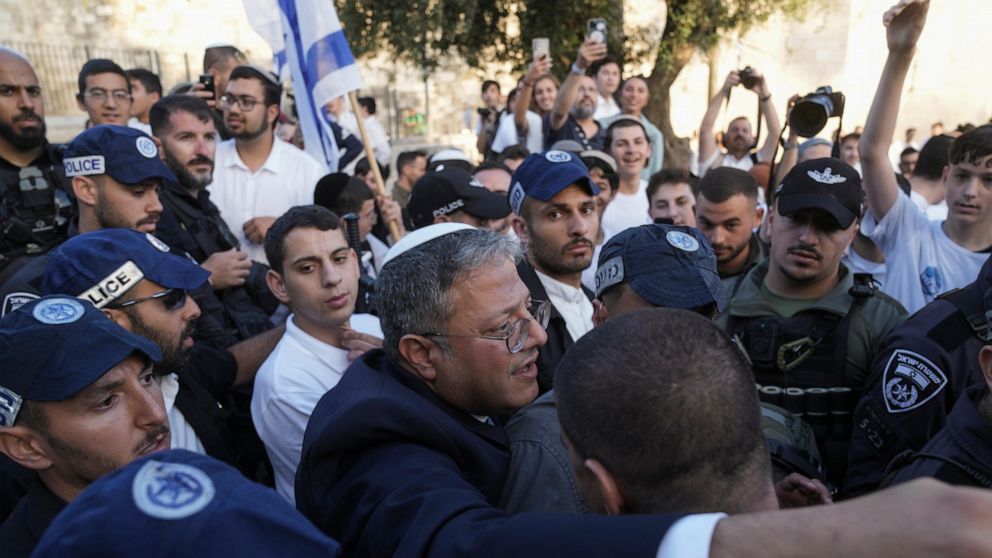 Israeli Cabinet Minister with extremist views visits Jerusalem's sensitive holy site