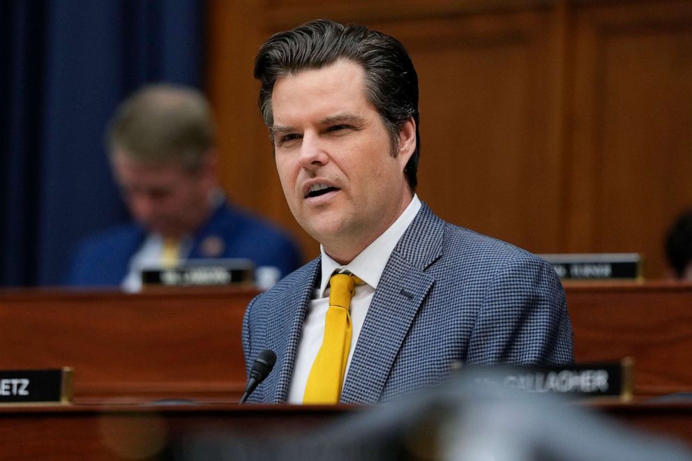 Matt Gaetz allegedly targeted with wine by woman who was subsequently arrested