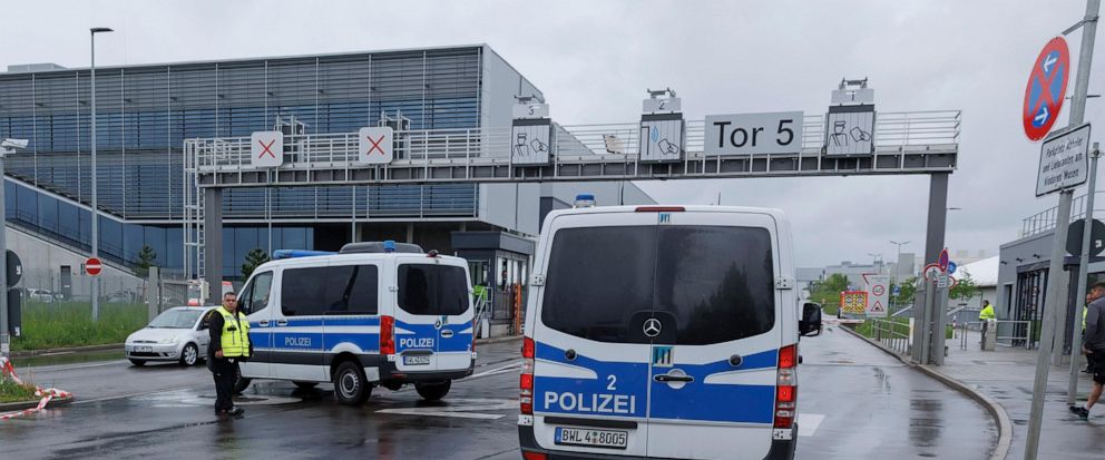 One person killed and another injured in shooting at Mercedes factory in Germany