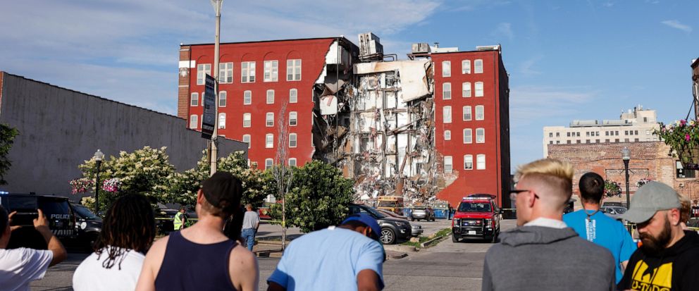 Partial Building Collapse Reported in Davenport, Iowa with Uncertain Injuries at the Scene