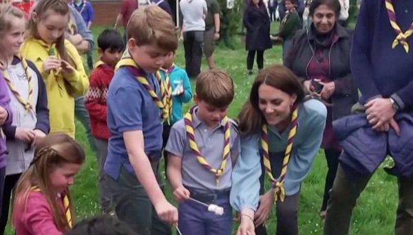 Prince Louis and Prince George indulge in s'mores at a coronation volunteer event - A must-watch!