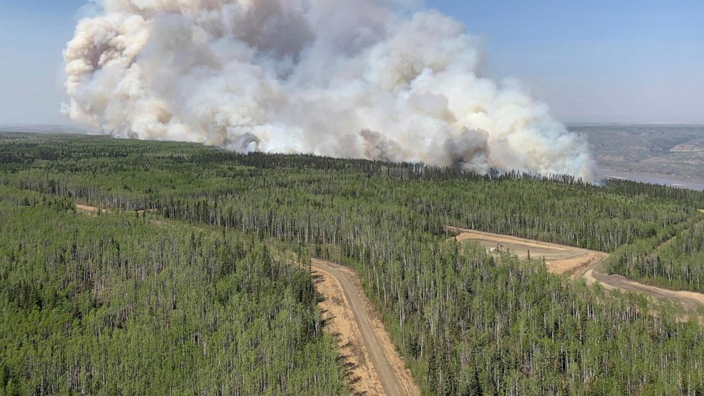 Western Canada experiences evacuations due to uncontrollable wildfires.