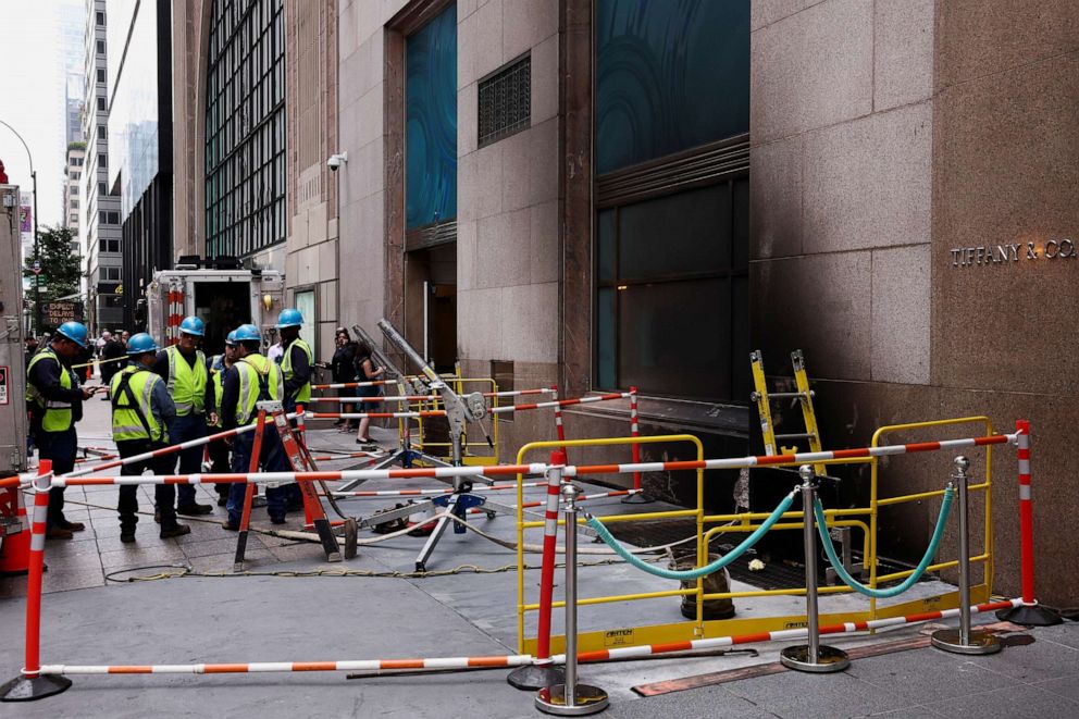 Fire Incident Occurs at Tiffany & Co.'s Main Store in New York City
