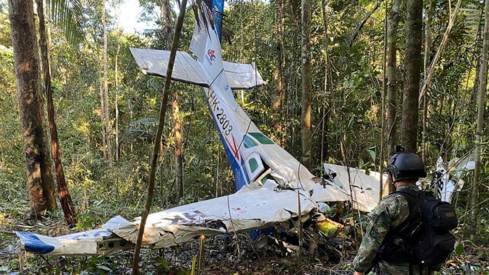 Indigenous children survive 40 days lost in jungle after plane crash and are rescued in Colombia.