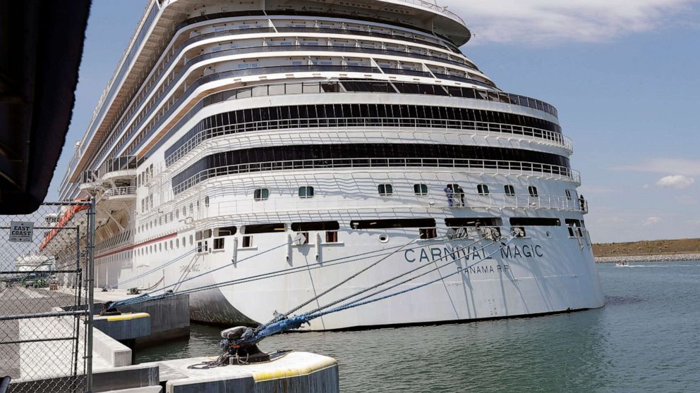 Man overboard from Carnival cruise ship near Florida, search suspended.