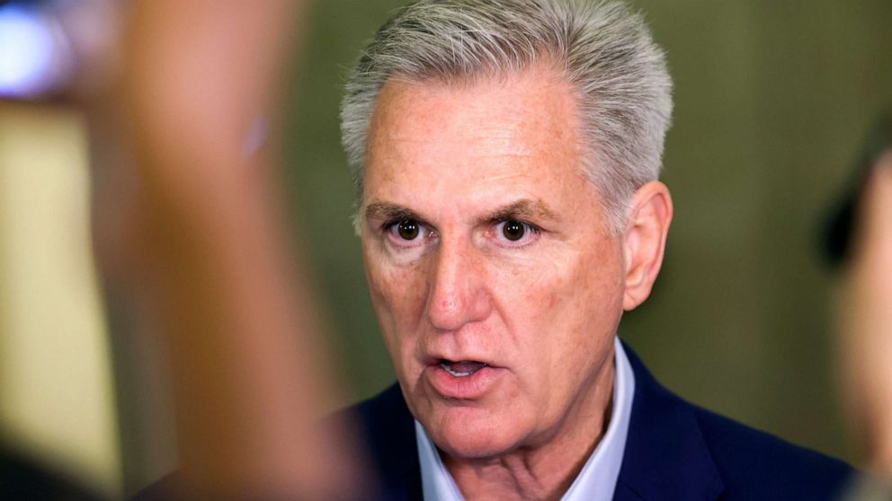 McCarthy advises GOP conference against supporting Biden impeachment resolution and advocates for patience.