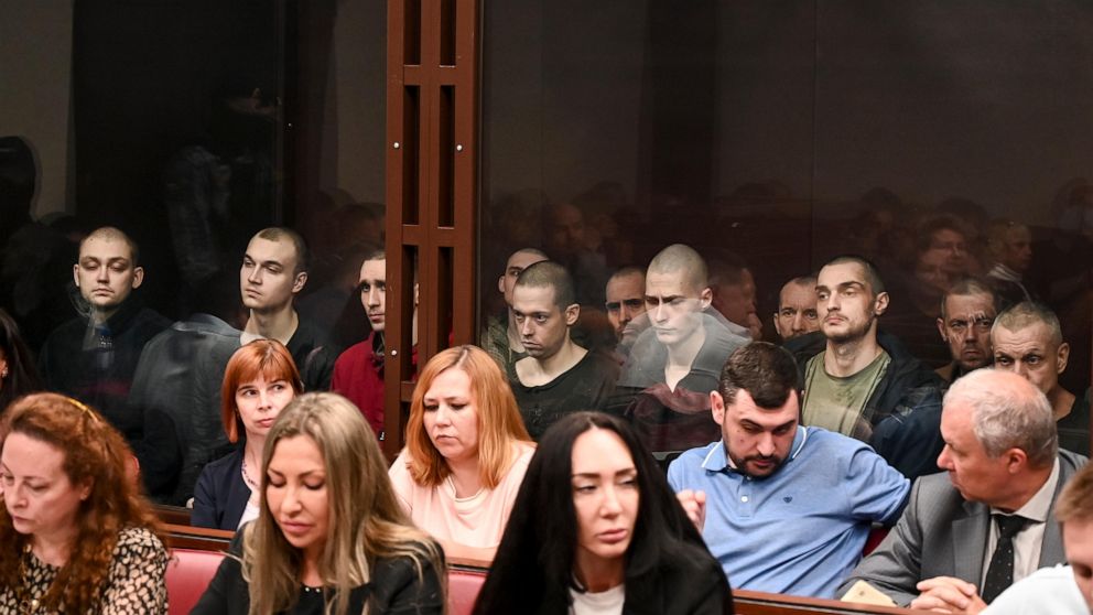 Ukrainian soldiers who were captured are set to face trial in Russia.