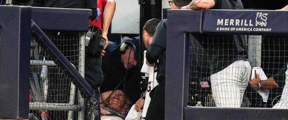 Cameraman sustains broken eye socket after being struck by wild throw at Yankee Stadium