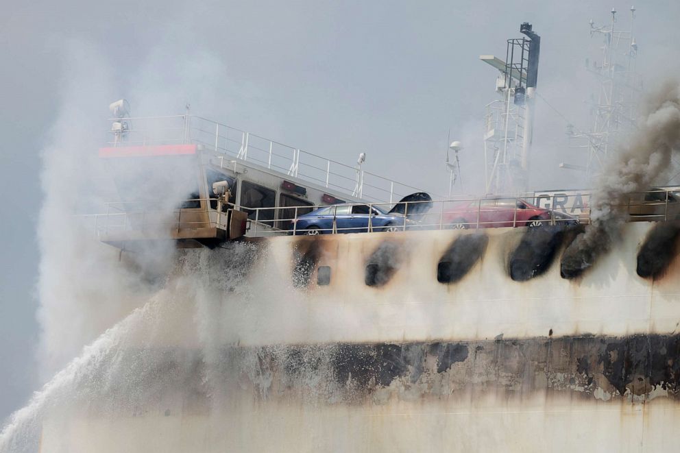 Cargo Boat Fire Extinguished After 6 Days, Resulting in Tragic Loss of 2 Firefighters