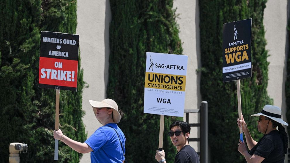 Contract negotiations for actors in Hollywood unions are extended.