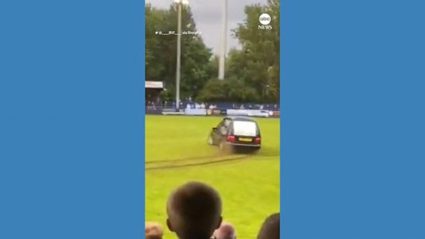 England Soccer Match Abandoned as Hearse Unexpectedly Enters the Pitch
