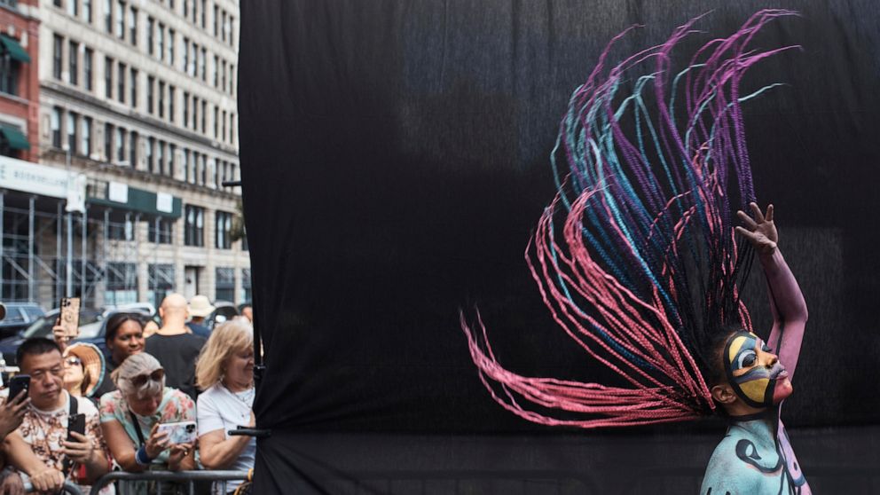 The Conclusion of Bodypainting Day: New York City's Annual Fusion of Nudity and Art