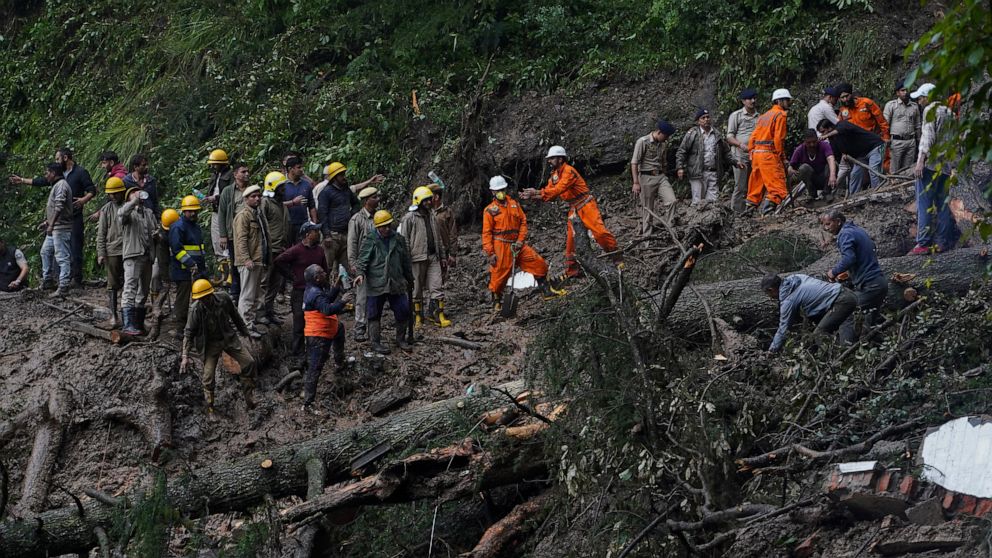 At least 22 fatalities reported as heavy rains cause floods and landslides in India's Himalayan region