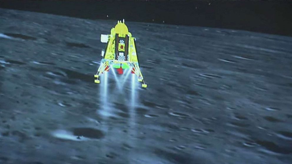 India Successfully Lands Spacecraft on the Moon, Becoming the Fourth Country to Achieve this Milestone