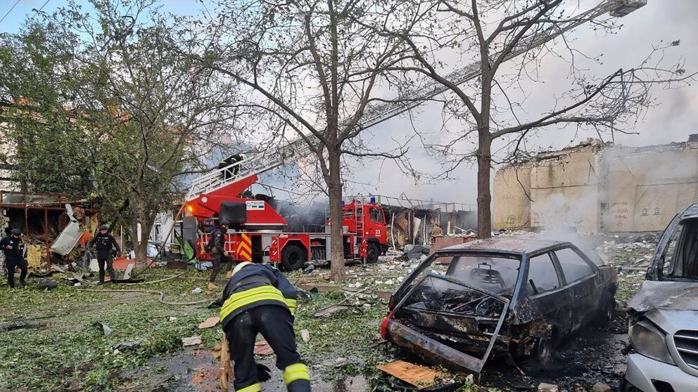 At Least 2 Killed as Russia Launches Strikes on Cities Across Eastern and Western Ukraine