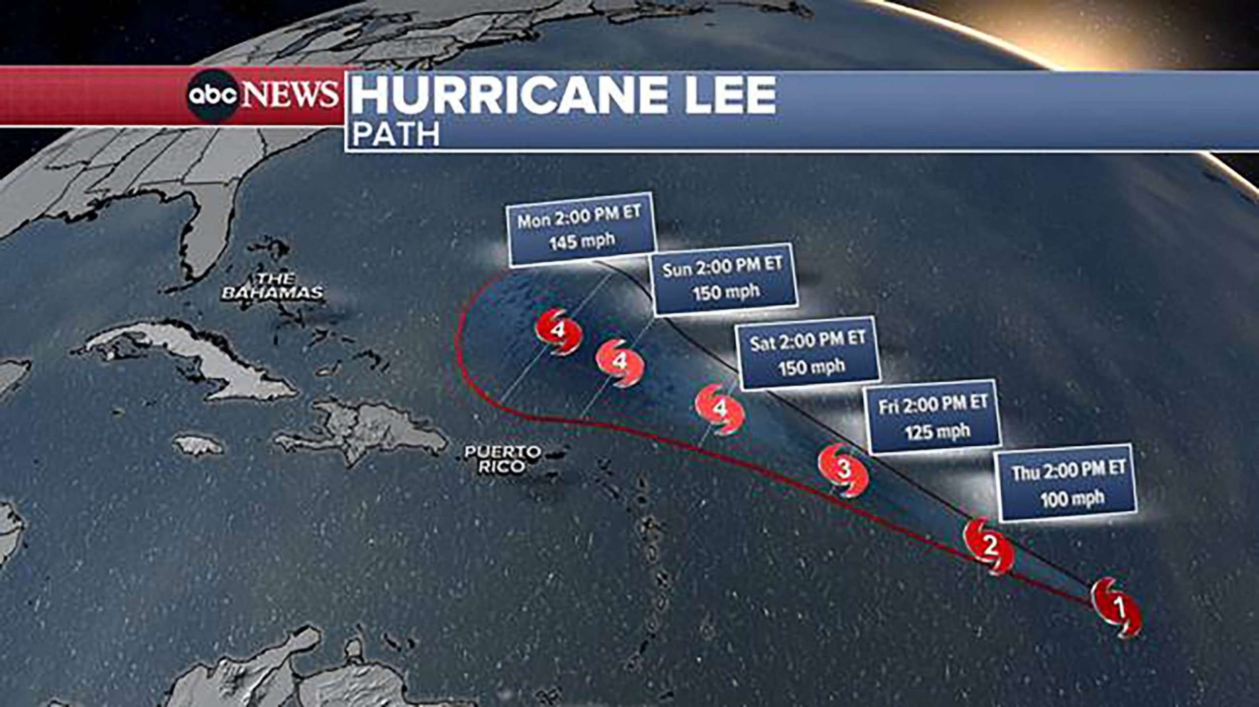 Tracking Hurricane Lee: Path projections, maps, and hurricane tracker