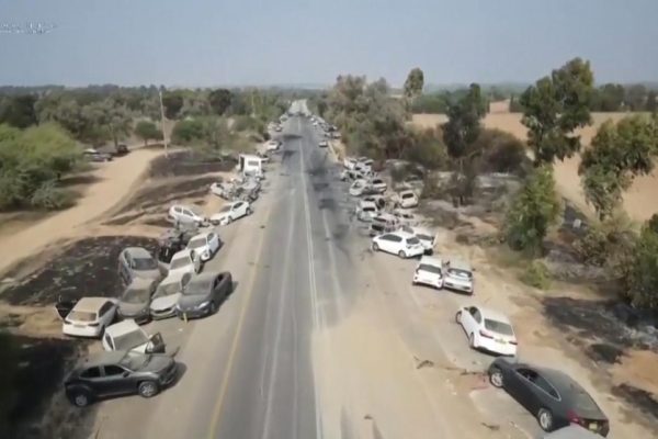 Aftermath of Deadly Attack on Israeli Music Festival Revealed through Video Drone Footage