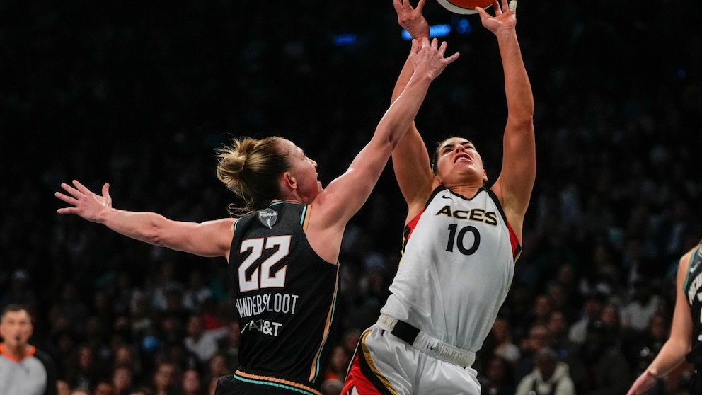 Las Vegas Aces secure historic victory as they become the first team in 21 years to win back-to-back WNBA championships, triumphing over New York Liberty.