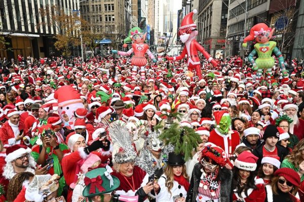 Annual SantaCon Draws Thousands of Revelers to NYC