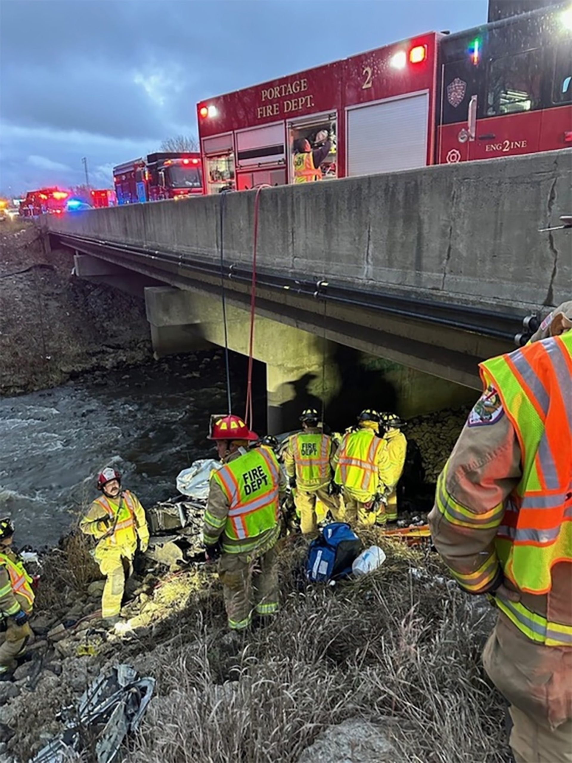 Fishermen come to the aid of man trapped in crashed truck for almost a week