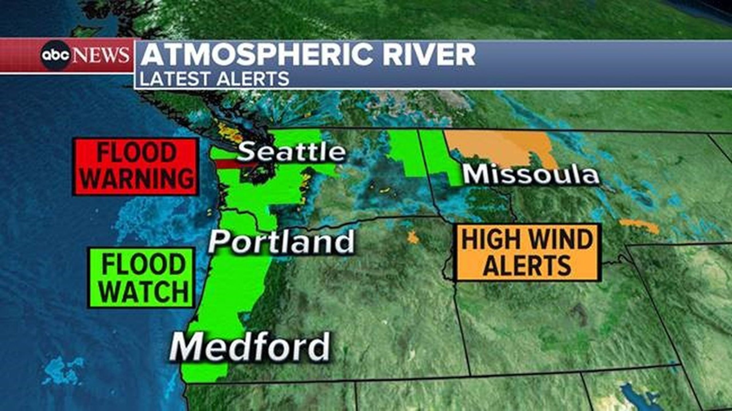 Impending Threat: West Coast at Risk of Floods and Heavy Rain from Atmospheric River