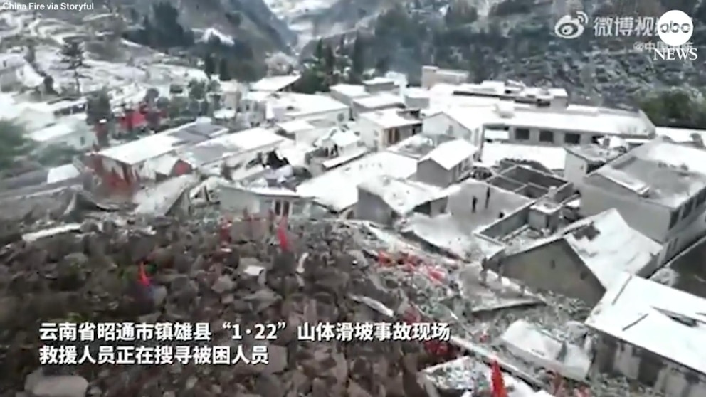 Dozens of People Missing as Houses in China are Leveled by Landslide