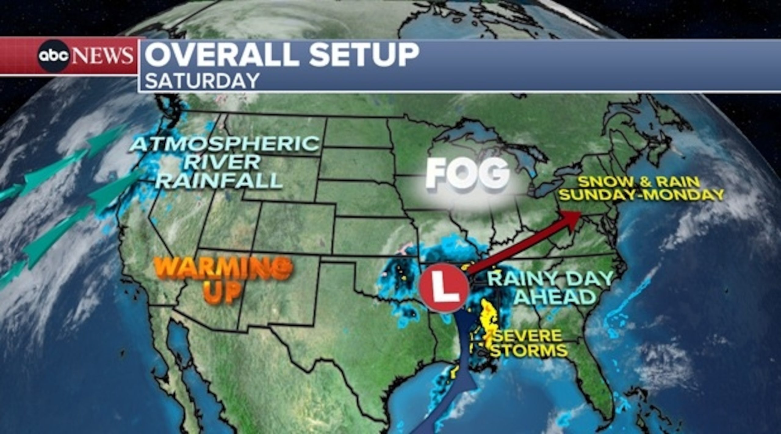 Severe Storms Cause Flooding, Rain, and Heavy Snow in Eastern US