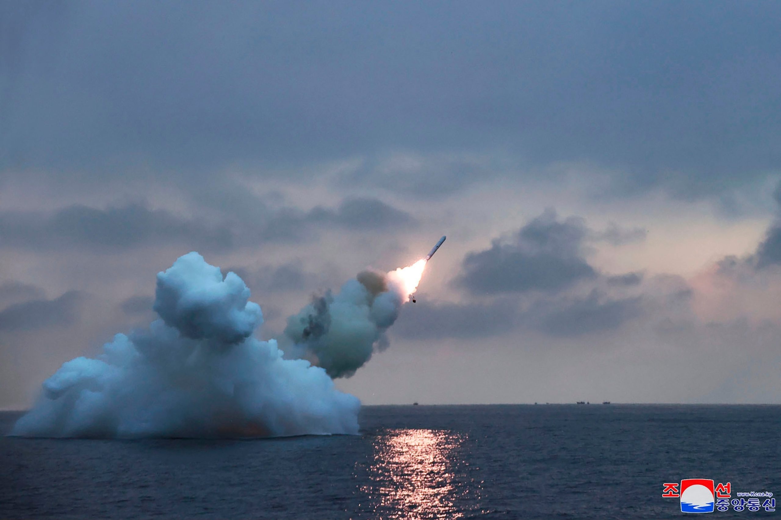 State Media Reports North Korea's Successful Test of Submarine-Launched Cruise Missile