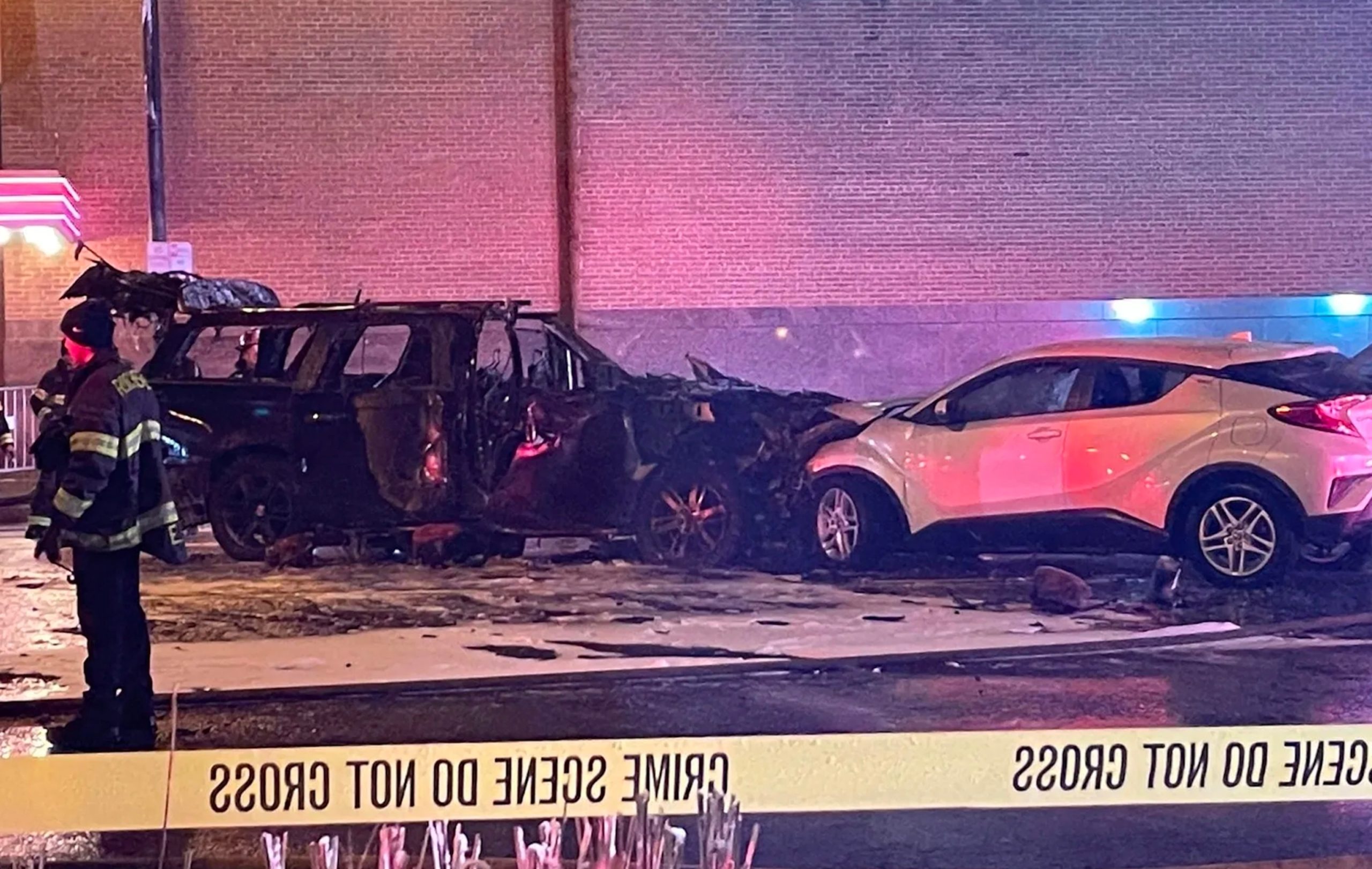 Third person dies in a tragic New Year's car attack near Rochester, New York concert venue, resulting in a fiery incident