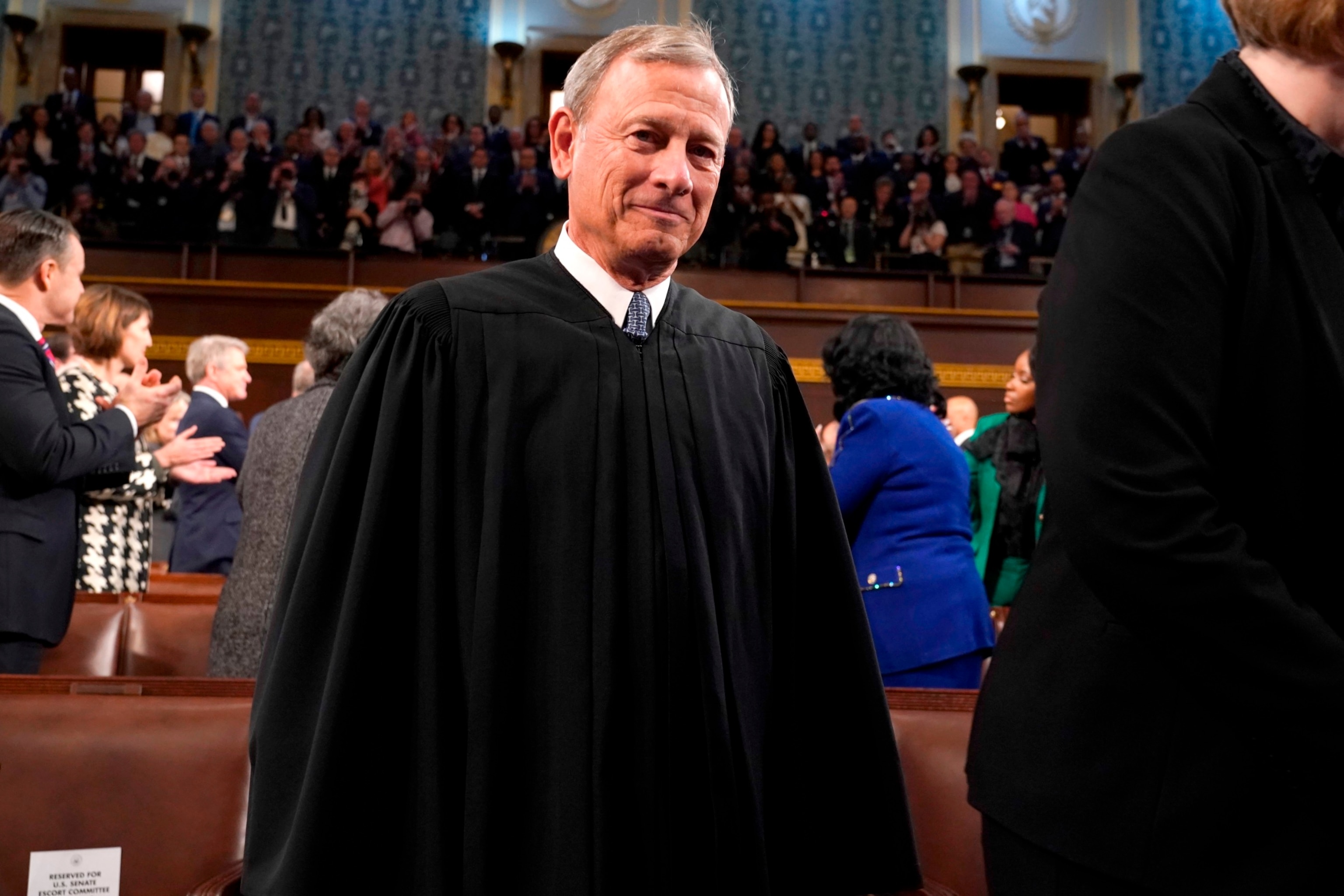 PHOTO: Chief Justice of the United States John Roberts attends the State of the Union address in Washington, D.C., Feb. 7, 2023.