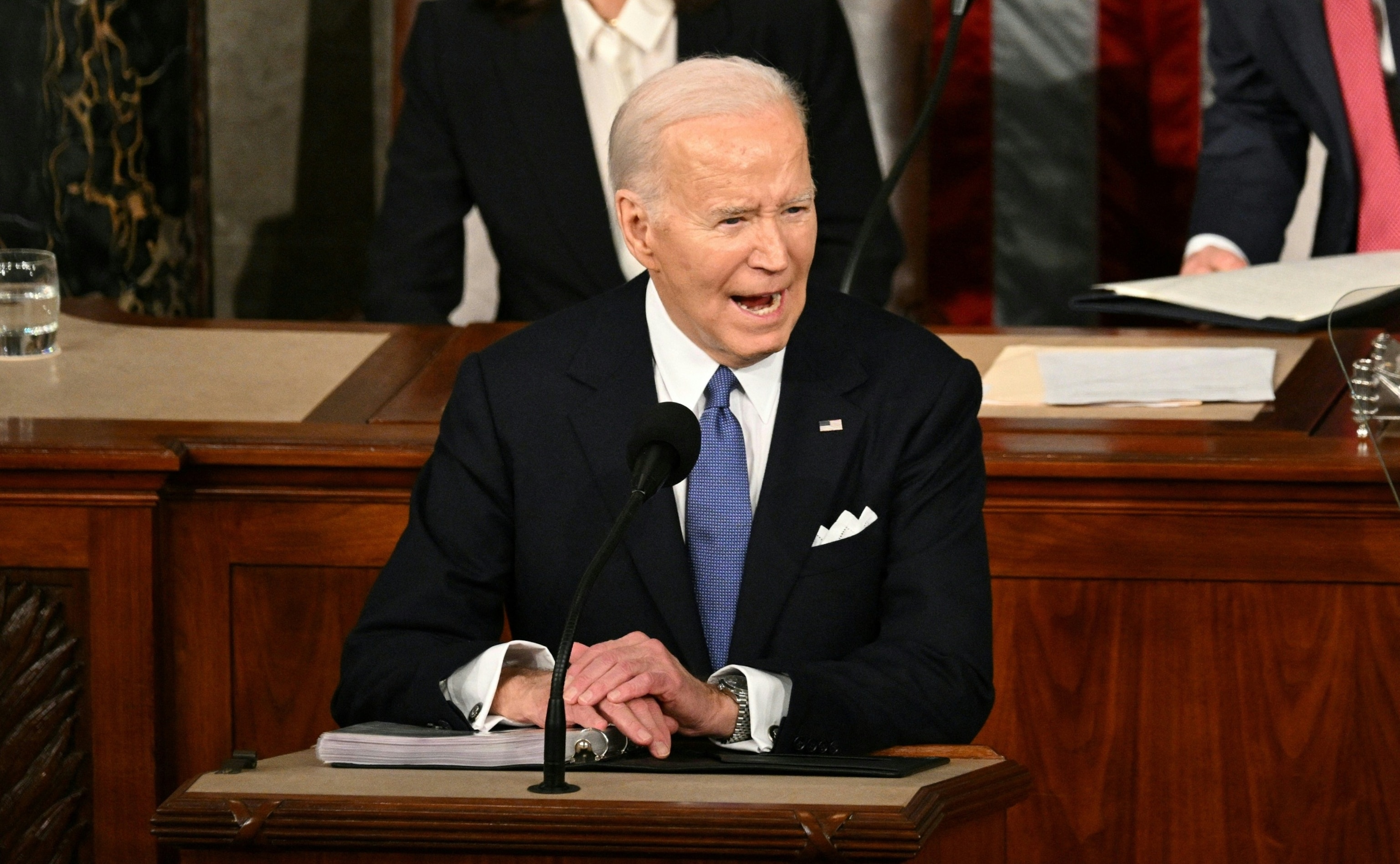 PHOTO: President Joe Biden delivers the State of the Union address in Washington, Mar. 7, 2024.