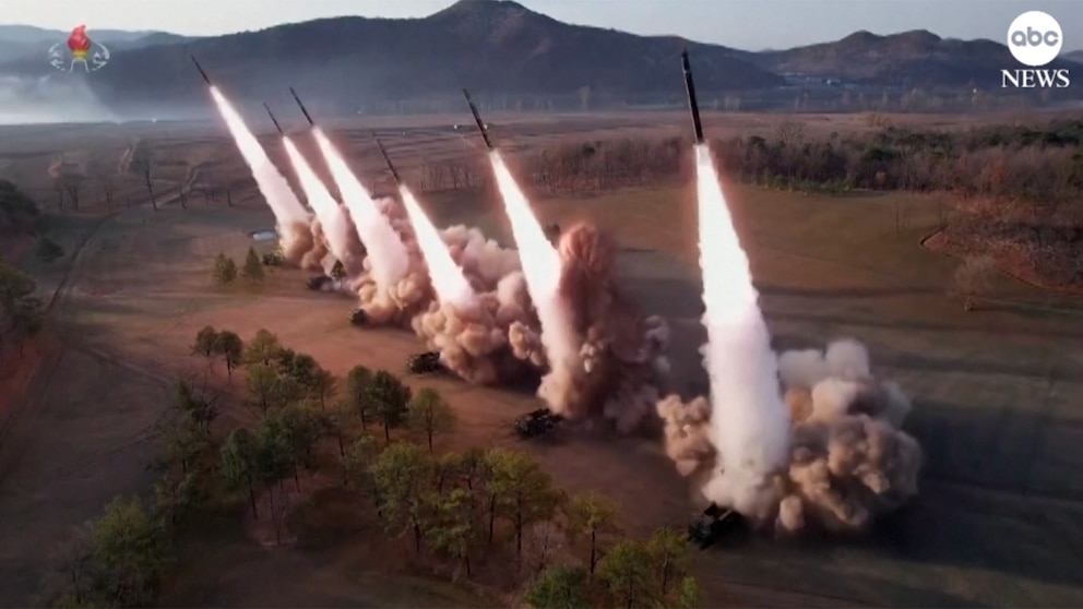 Kim Jong Un Observes North Korea's 'Super-Large' Launcher Drills in Video