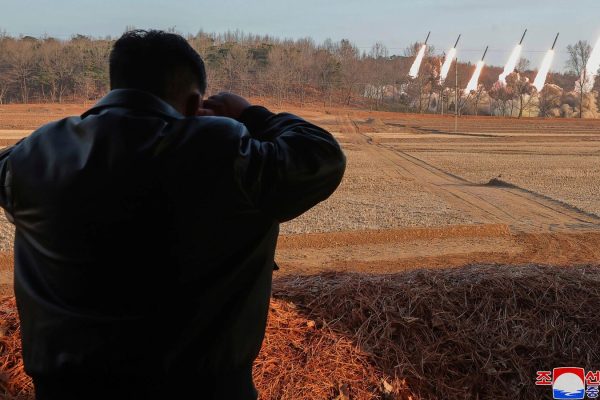 Kim Jong Un oversaw tests of rocket launchers aimed at Seoul, according to North Korea