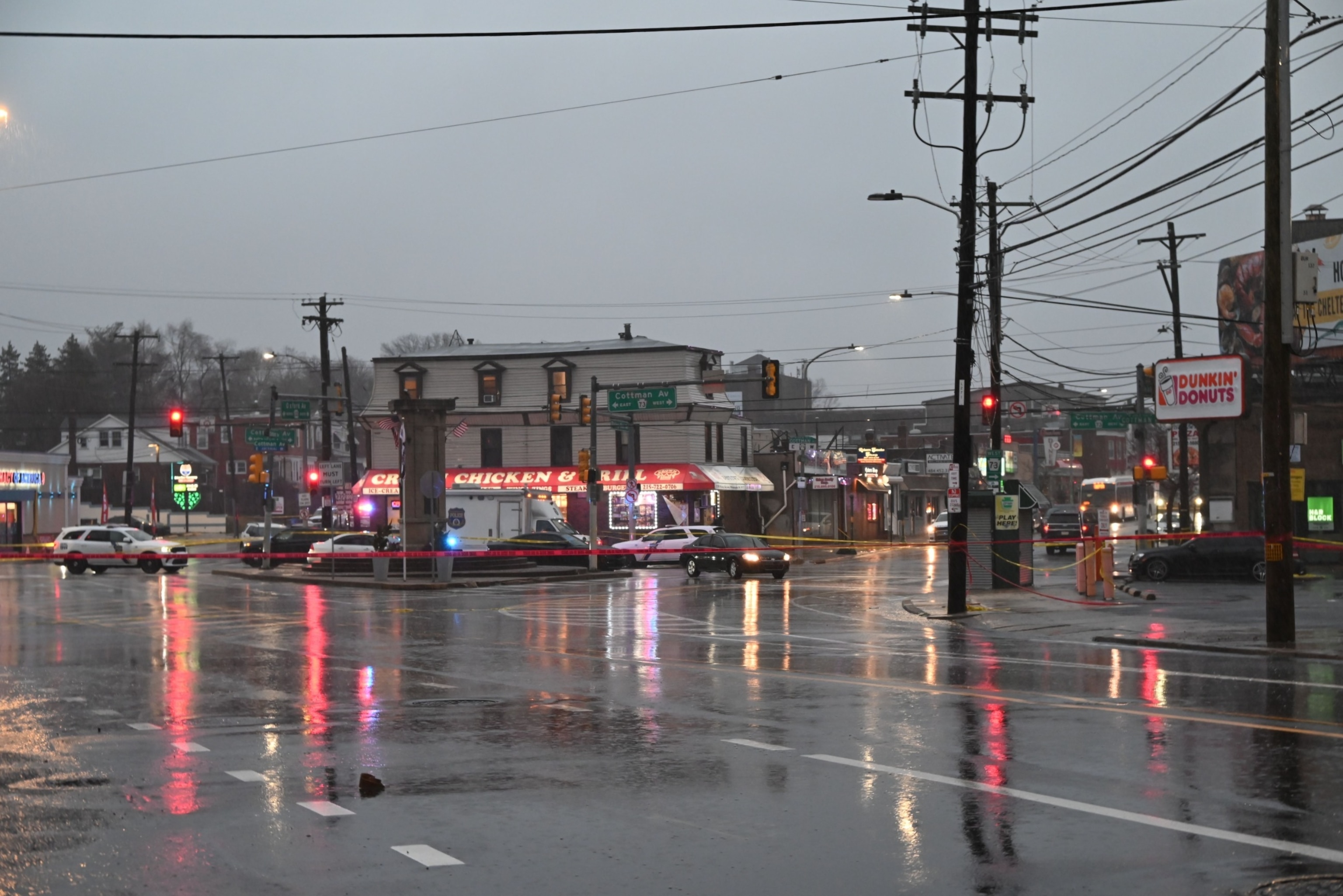 PHOTO: A mass shooting is injuring eight juveniles at a SEPTA bus stop in Philadelphia on March 6, 2024.