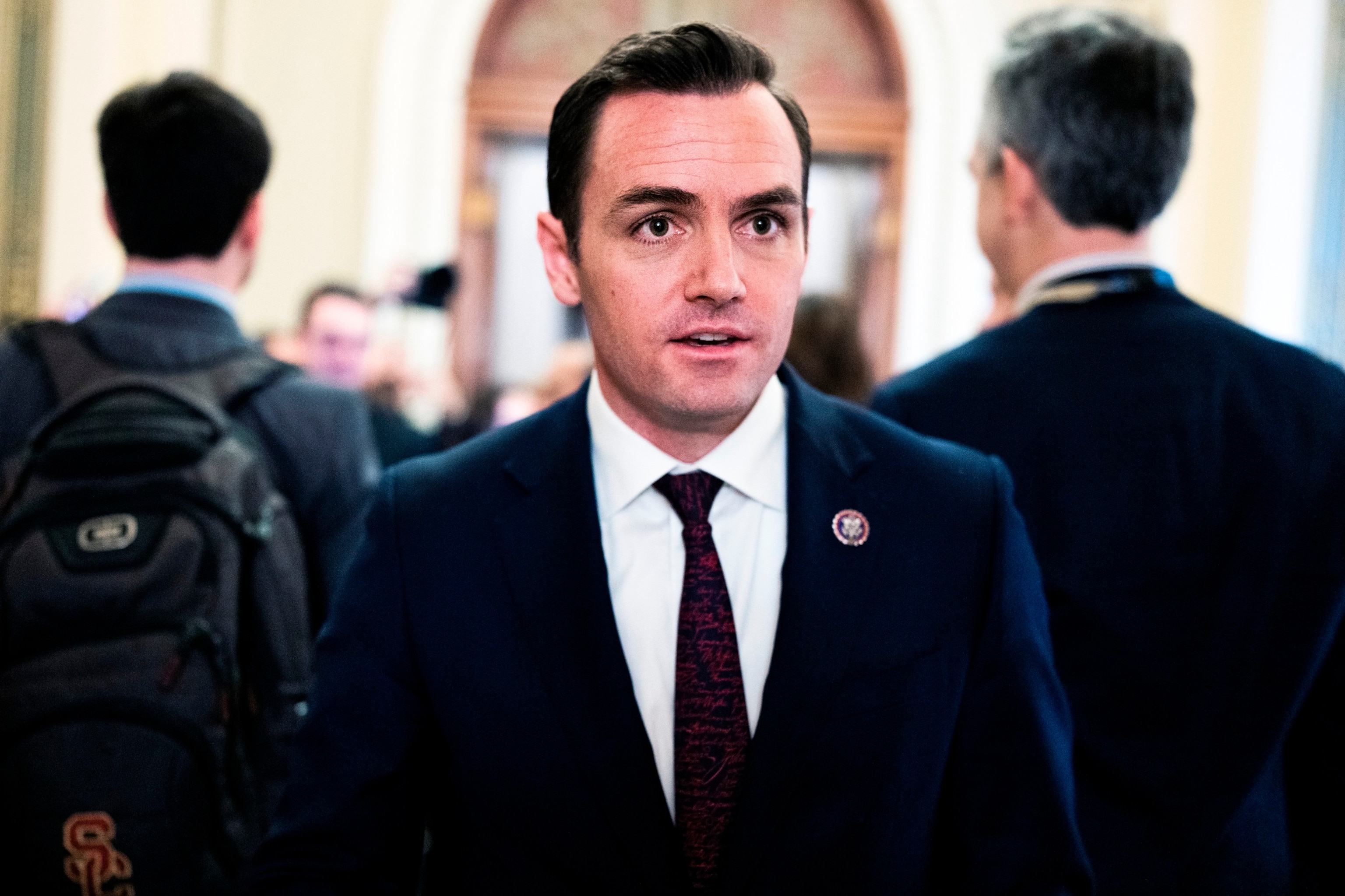 PHOTO: Rep. Mike Gallagher is seen in the U.S. Capitol after the House passed the Protecting Americans from Foreign Adversary Controlled Applications Act, that could ban TikTok in the U.S., March 13, 2024.