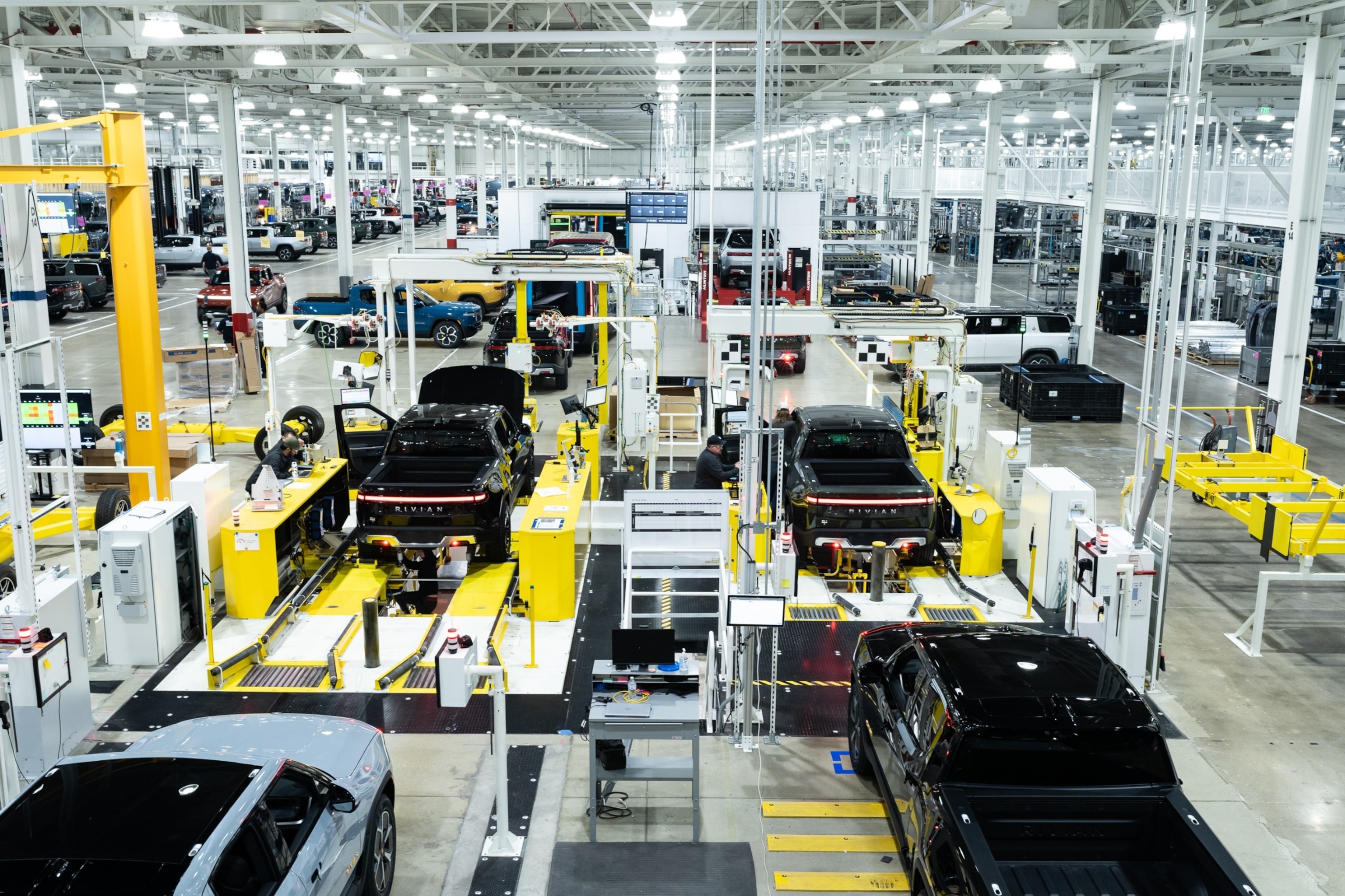 

PHOTO: Rivian is building a second manufacturing site in Georgia. Seen here is the Rivian factory in Normal, Illinois. 
