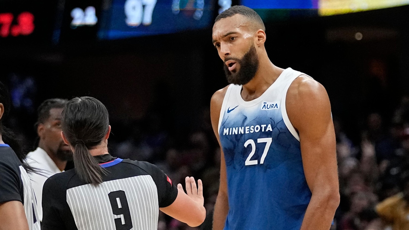 Rudy Gobert of the Timberwolves fined $100,000 for making 'money sign' gesture at referee