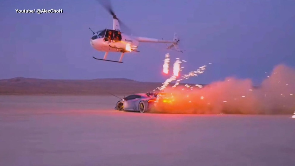 Alex Choi, a popular video YouTuber, faces charges for dangerous stunt involving shooting fireworks at Lamborghini from helicopter