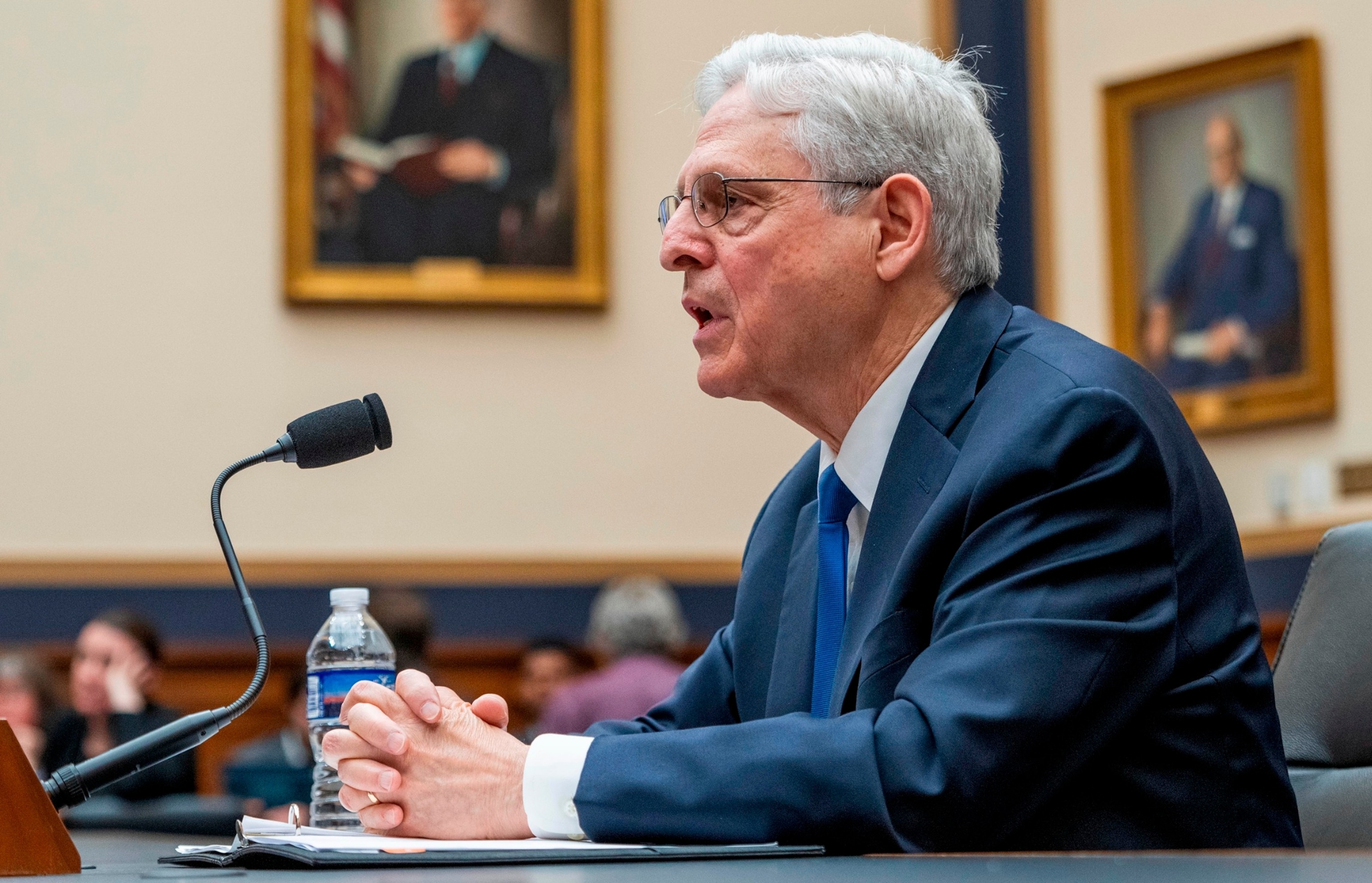 PHOTO: Attorney General Merrick Garland testifies during a House Judiciary Committee hearing on the Department of Justice, on June 4, 2024, on Capitol Hill in Washington, D.C.