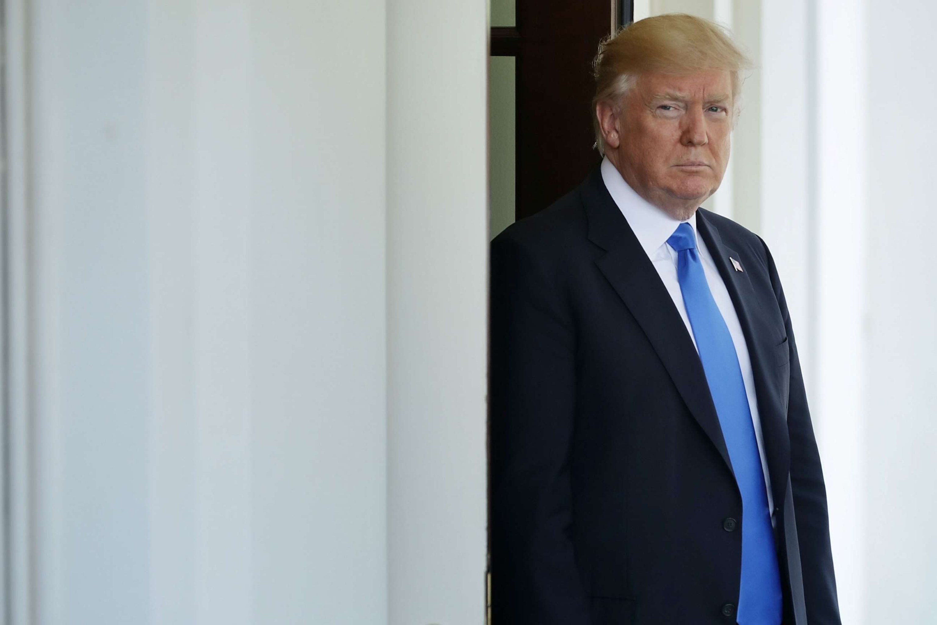 PHOTO: In this June 9, 2017, file photo, President Donald Trump is shown at the White House in Washington, D.C.