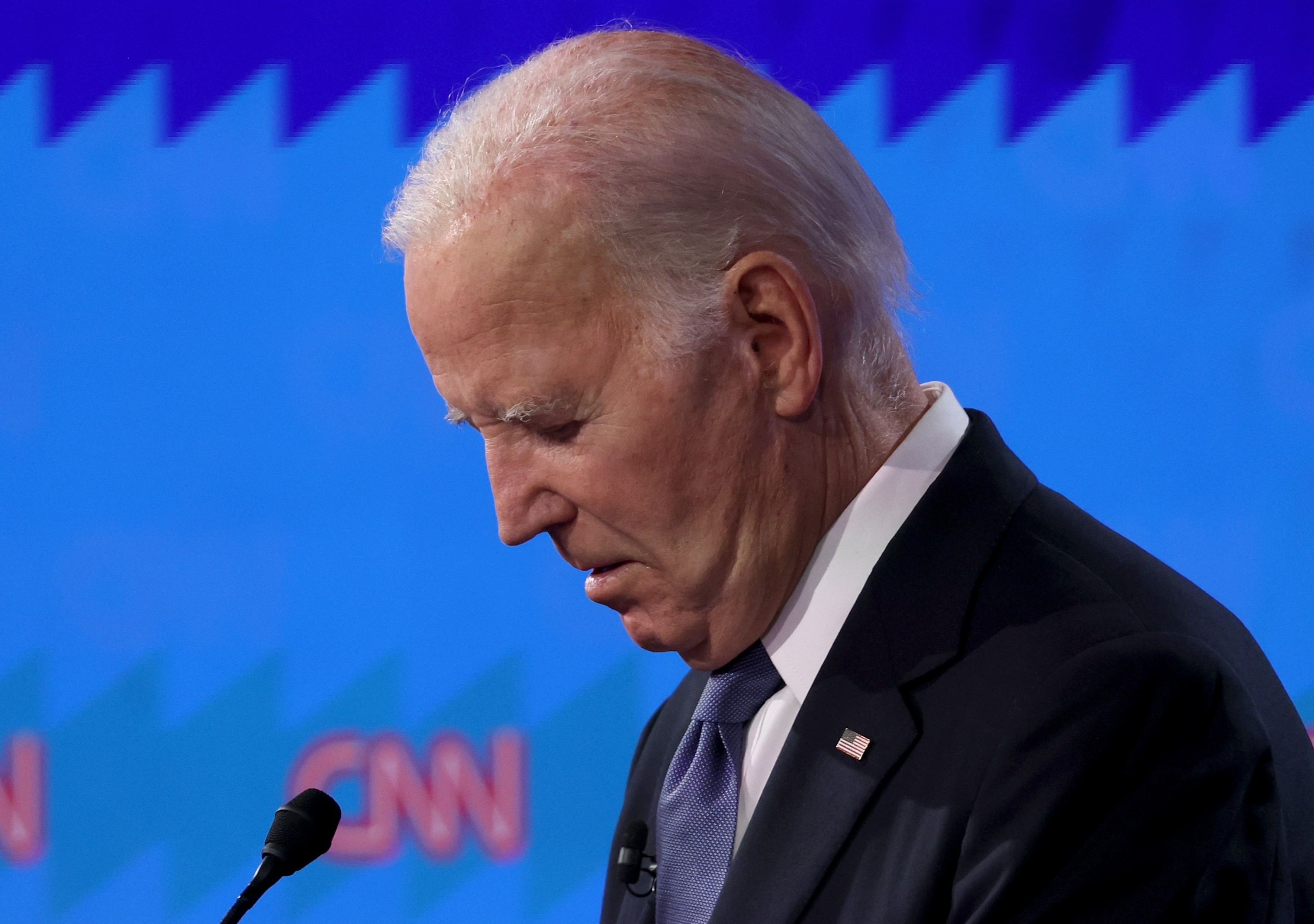 PHOTO: President Joe Biden participates in the CNN Presidential Debate, June 27, 2024, in Atlanta.